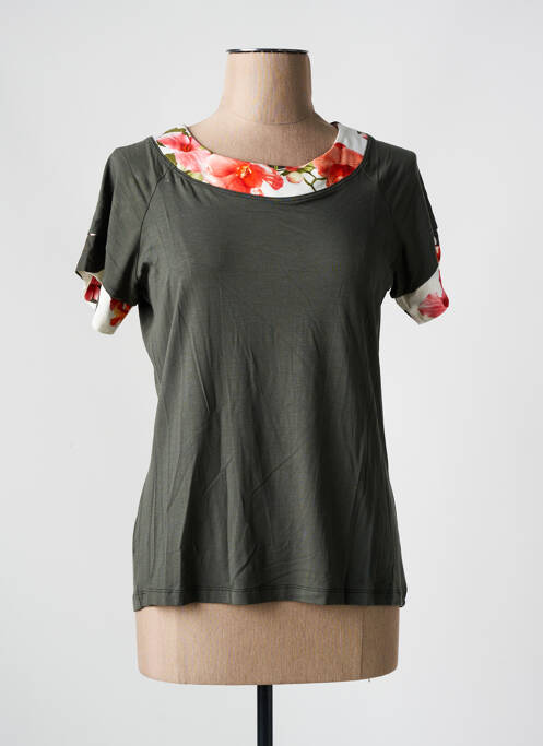 T-shirt vert JEAN DELFIN pour femme