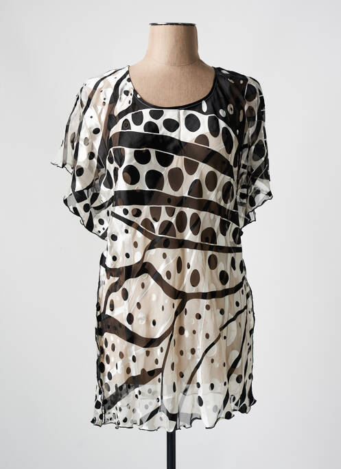 Tunique manches courtes noir JEAN DELFIN pour femme