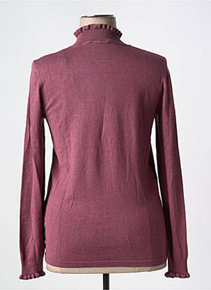 Pull stretch manches longues violet CONCEPT K femme