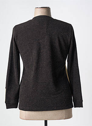 Pull tissage chiné manches longues jaune MERI & ESCA femme