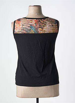 Débardeur stretch sans manche noir TELMAIL femme