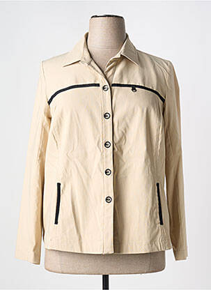 Veste casual coupe droite beige TELMAIL femme
