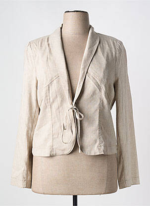Blazer col châle marron FRED SABATIER femme