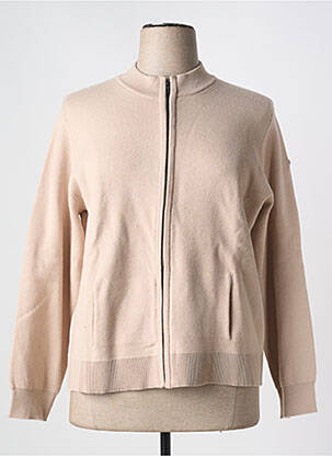 Gilet manches longues stretch beige CONCEPT K femme