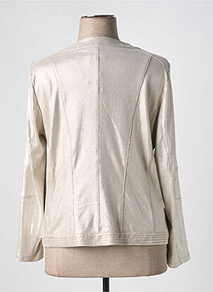 Veste casual tissage suedine argent MERI & ESCA femme