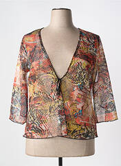 Boléro orange TELMAIL pour femme seconde vue