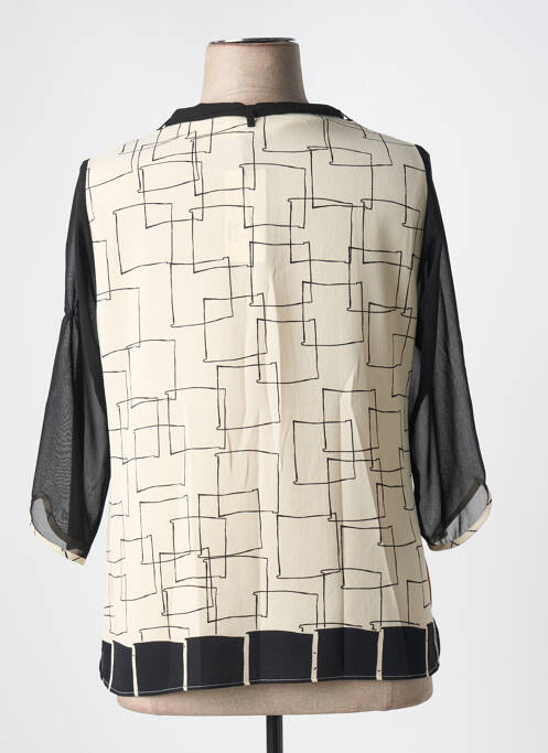 Blouse manches 3/4 manches 3/4 beige MERI & ESCA femme