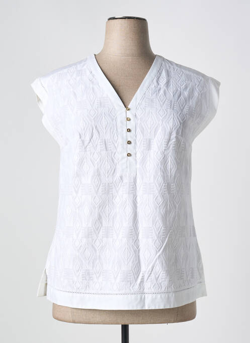 Blouse blanc TINTA STYLE pour femme