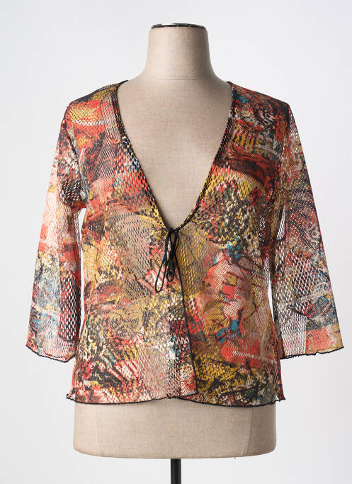 Boléro orange TELMAIL pour femme