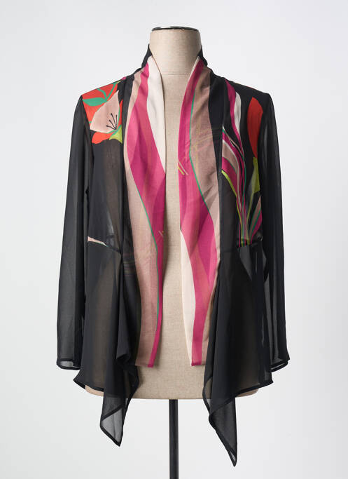 Gilet manches longues noir GUY DUBOUIS pour femme