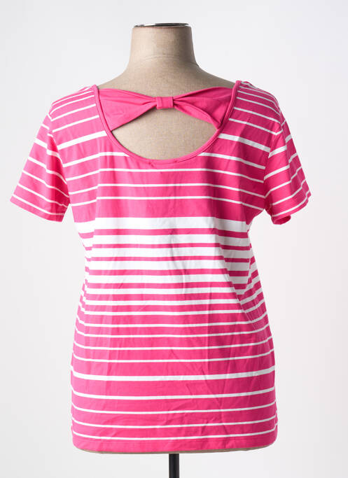 T-shirt rose MARBLE pour femme