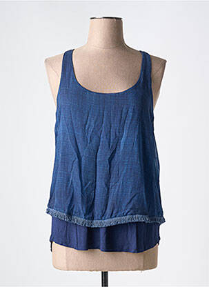 Top sans manche sans manche bleu SALSA femme