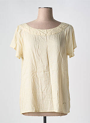 Blouse manches courtes manches courtes jaune AGATHE & LOUISE femme