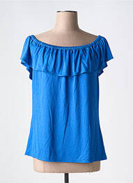 Top sans manche sans manche bleu MARBLE femme