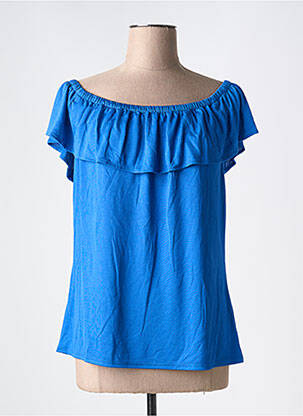 Top sans manche sans manche bleu MARBLE femme