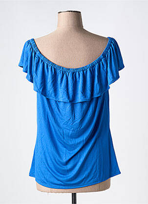 Top sans manche sans manche bleu MARBLE femme
