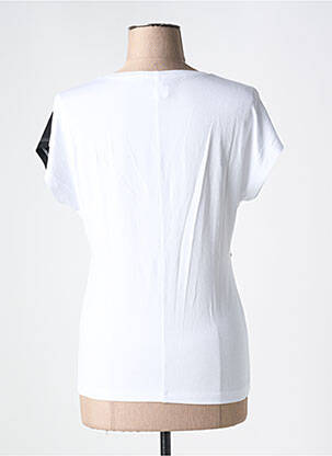 T-shirt stretch manches courtes blanc JEAN DELFIN femme
