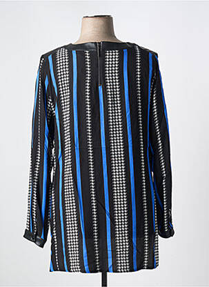 Blouse col rond manches longues bleu FRED SABATIER femme