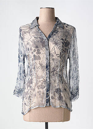 Chemisier bleu AGATHE & LOUISE pour femme