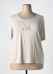 T-shirt gris TELMAIL pour femme seconde vue