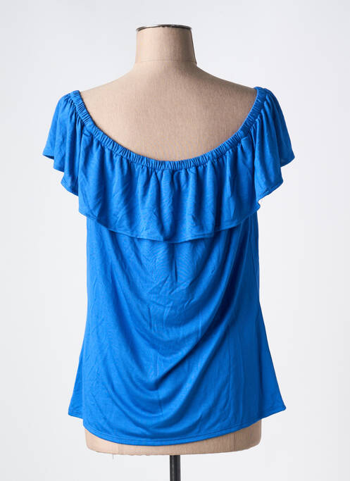 Top bleu MARBLE pour femme