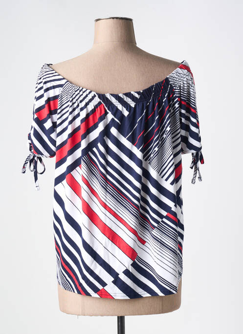 Top bleu MARBLE pour femme