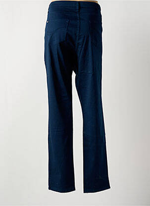 Pantalon slim tissage popeline taille normale bleu COWEST femme