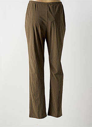 Legging effet matière satinée taille normale marron GUY DUBOUIS femme