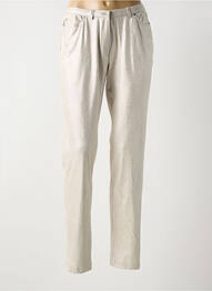 Pantalon slim stretch taille normale argent MERI & ESCA femme