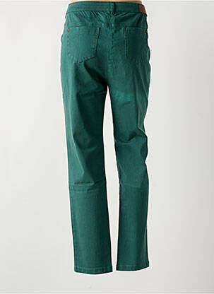 Jeans coupe slim stretch taille normale vert AGATHE & LOUISE femme