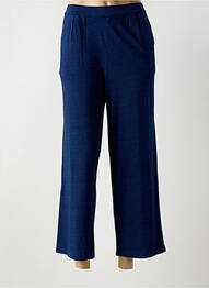 Pantalon 7/8 stretch taille normale bleu L'ATELIER D'ANNA femme