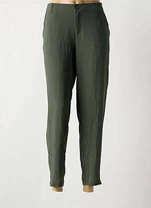 Pantalon 7/8 taille élastique taille normale vert SURKANA femme
