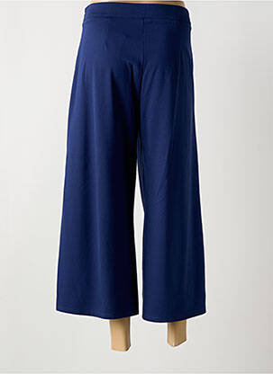 Pantacourt taille haute taille haute bleu SURKANA femme