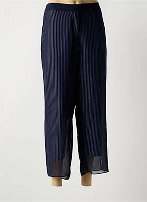 Pantalon 7/8 taille élastique taille normale bleu MERI & ESCA femme