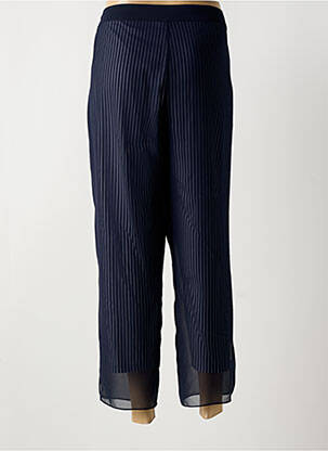 Pantalon 7/8 taille élastique taille normale bleu MERI & ESCA femme