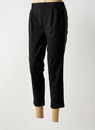 Pantacourt taille élastique taille normale noir FRED SABATIER femme