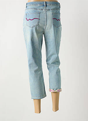 Jeans coupe slim stretch taille normale bleu JULIE GUERLANDE femme