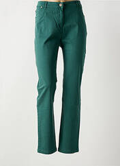 Jeans coupe slim vert AGATHE & LOUISE pour femme seconde vue
