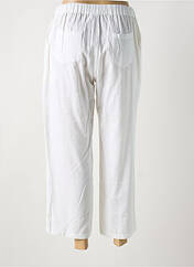 Pantalon 7/8 blanc AGATHE & LOUISE pour femme seconde vue