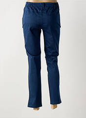Pantalon chino bleu AGATHE & LOUISE pour femme seconde vue