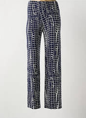 Pantalon droit bleu MARBLE pour femme seconde vue
