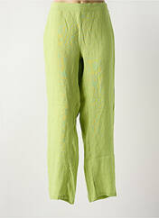 Pantalon droit vert AGATHE & LOUISE pour femme seconde vue