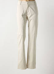 Pantalon slim beige COWEST pour femme seconde vue