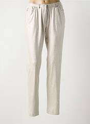 Pantalon slim argent MERI & ESCA pour femme seconde vue