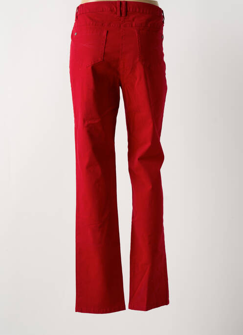 Jeans coupe slim stretch taille normale rouge JAC JAC femme