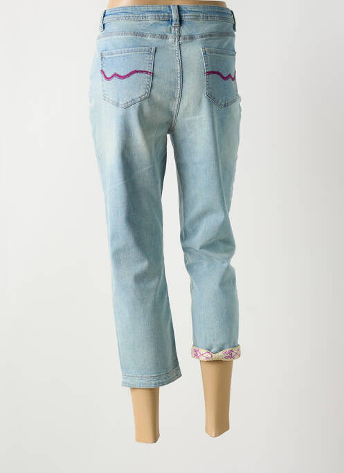 Jeans coupe slim stretch taille normale bleu JULIE GUERLANDE femme