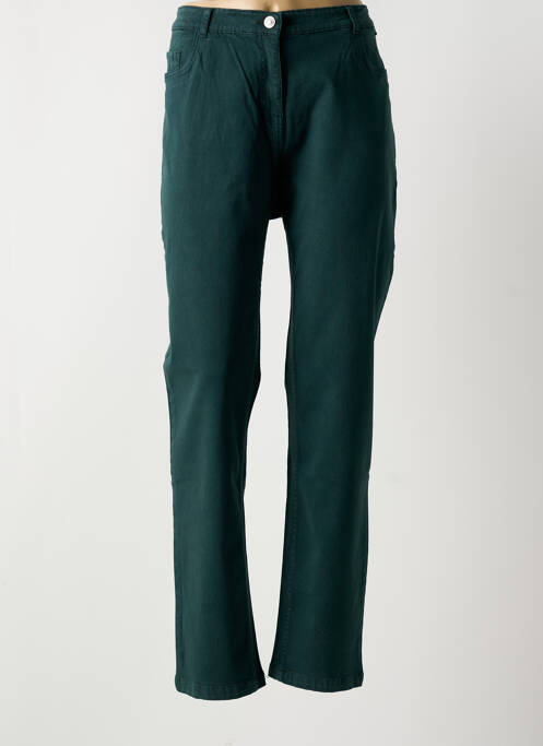 Jeans coupe slim vert AGATHE & LOUISE pour femme