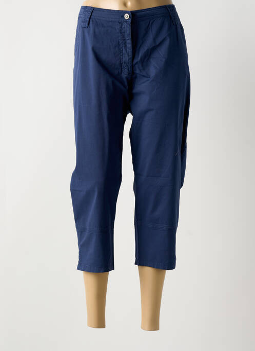 Pantacourt bleu GUY DUBOUIS pour femme