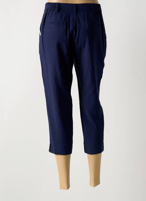 Pantacourt bleu JEAN DELFIN pour femme