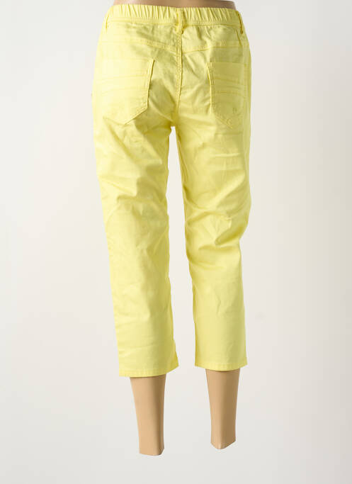 Pantacourt jaune TELMAIL pour femme